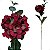 Hortensia Aveludada Artificial Premium 75CM Vinho - Imagem 1