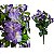 Buquê de Petúnia Artificial Com 8 Flores - Imagem 1