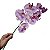Orquidea Phalaenopsis 6 Flores Lilás Artificial Premium 72CM - Imagem 2