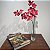 Orquídea Vanda Vermelha Artificial Decoração 55CM Liquidação - Imagem 5