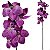Orquídea Vanda Roxa Artificial Decoração 55CM Liquidação - Imagem 1