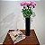 Ranúnculo Rosa Com 1 Flor e 1 Botão Artificial Premium 62CM - Imagem 5