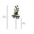 Galho De Rosa Artificial Premium Luxo 2 Rosas 1 Botão 72cm - Imagem 3