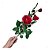Galho De Rosa Artificial Premium Luxo 2 Rosas 1 Botão 72cm - Imagem 7