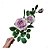 Galho De Rosa Artificial Premium Luxo 2 Rosas 1 Botão 72cm - Imagem 9