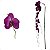 Pendente de Phalaenopsis Artificial Kit com 3 - Imagem 2