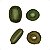 Kiwi em Pedaços Artificial Premium Kit com 2 - Imagem 1