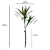 Galho 2 Dracenas Artificial Premium Luxo 85cm - Imagem 4