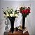Galho de Rosa Artificial Premium 2 Rosas 1 Botão - Imagem 3