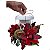 Candelabro de Natal Com Flores Artificiais Luxo Premium - Imagem 7