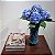 Haste de Hortensia Artificial Azul 70CM - Imagem 2