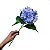 Haste de Hortensia Artificial Azul 70CM - Imagem 3