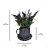 Arranjo De Lavandas No Vaso Rústico Decorativo 30cm - Imagem 4