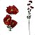 Galho Papoula Com Flores Artificial Premium Kit Com 6 - Imagem 3