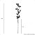 Galho Papoula Com Flores Artificial Premium Kit Com 6 - Imagem 8