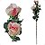 Galho de Rosa Artificial Premium Luxo 80CM - Imagem 5