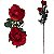 Galho de Rosa Artificial Premium Luxo 80CM - Imagem 7