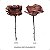 Rosa Metalizada Decor Luxo Artificial 65CM - Imagem 5