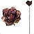 Rosa Metalizada Decor Luxo Artificial 65CM - Imagem 1