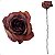 Rosa Metalizada Decor Luxo Artificial 65CM - Imagem 2