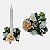 Candelabro Rosas Natal Porta Vela Artificial Premium - Imagem 6