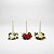 Candelabro Rosas Natal Porta Vela Artificial Premium - Imagem 2