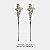 Galho Pick Natal Com Gitter Nevado Flor Artificial Premium - Imagem 4