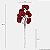 Orquidea Phalaenopsis Vermelha Artificial Premium Glitter - Imagem 4