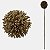 Flor de Allium Pompom Dourado Artificial  Premium Glitter - Imagem 1