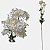 Flor de Renda do Campo Artificial Premium Arranjo Decoração - Imagem 4