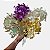 Flor de Renda do Campo Artificial Premium Arranjo Decoração - Imagem 2