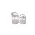 Kit gaiola decorativa de metal redonda com arabescos branca - Imagem 1