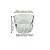 Vaso floreira de vidro transparente pequeno - Imagem 2