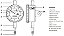 Relógio Comparador 0 a 10mm Centesimal DIGIMESS 121.304-BASIC - Imagem 6