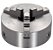 Placa de Torno 130mm com 3 Castanhas Universais Champion Tools 900.003 - Imagem 2