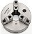 Placa de Torno 250mm com 3 Castanhas Sobrepostas Reversíveis 820.036 Kingtools - Imagem 1