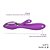 (S004) Vibrador Softs com Estimulador de Clítoris - Roxo - Imagem 2