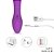(S004) Vibrador Softs com Estimulador de Clítoris - Roxo - Imagem 5