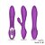 (S004) Vibrador Softs com Estimulador de Clítoris - Roxo - Imagem 4