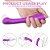 Vibrador Ponto G Ana S152 ROXO - Imagem 2