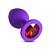 Plug Anal de Silicone A03 Vermelho - Imagem 4