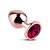 Plug Anal Metal Rose A06 Vermelho - Imagem 1