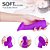 S089-VIBRADOR SUNFLOWER COM CERDAS VIBRATÓRIA-ROXO - Imagem 9