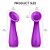 S089-VIBRADOR SUNFLOWER COM CERDAS VIBRATÓRIA-ROXO - Imagem 4