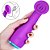 S089-VIBRADOR SUNFLOWER COM CERDAS VIBRATÓRIA-ROXO - Imagem 6