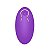 (QL002) Estimulador de Próstata Vibratório com Controle - Roxo - Imagem 5
