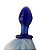 (WB40B) Plug Anal de Vidro com Rabo - Azul - Imagem 2