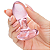 (A66) Plug Anal de Vidro Coração - Rosa - Imagem 2