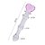 (LOVE01) Dildo Masturbador de Vidro - Formato de Coração - Imagem 3