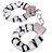 (5268-ZEBRA) Algema Metal com Pelúcia - Zebra - Imagem 2
